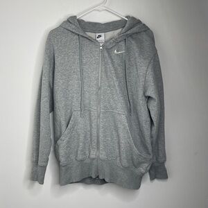 Nike Gray cotton Zip-Up Hoodie size XXS